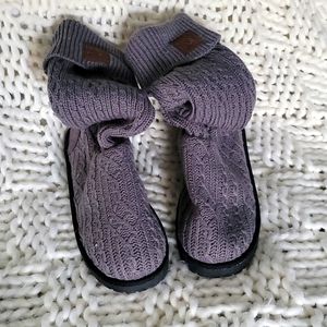 New Muk Luk sweater boots